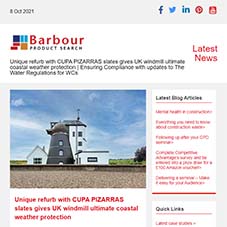 Unique refurb with CUPA PIZARRAS slates gives UK windmill ultimate coastal weather protection | Ensuring Compliance with updates to The Water Regulations for WCs