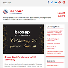 Broxap Street Furniture marks 75th anniversary |  What problems does your project face during winter? [Blog]