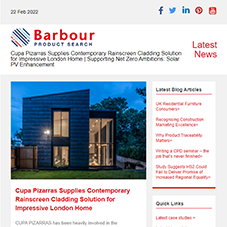 Cupa Pizarras Supplies Contemporary Rainscreen Cladding Solution for Impressive London Home |  Supporting Net Zero Ambitions: Solar PV Enhancement