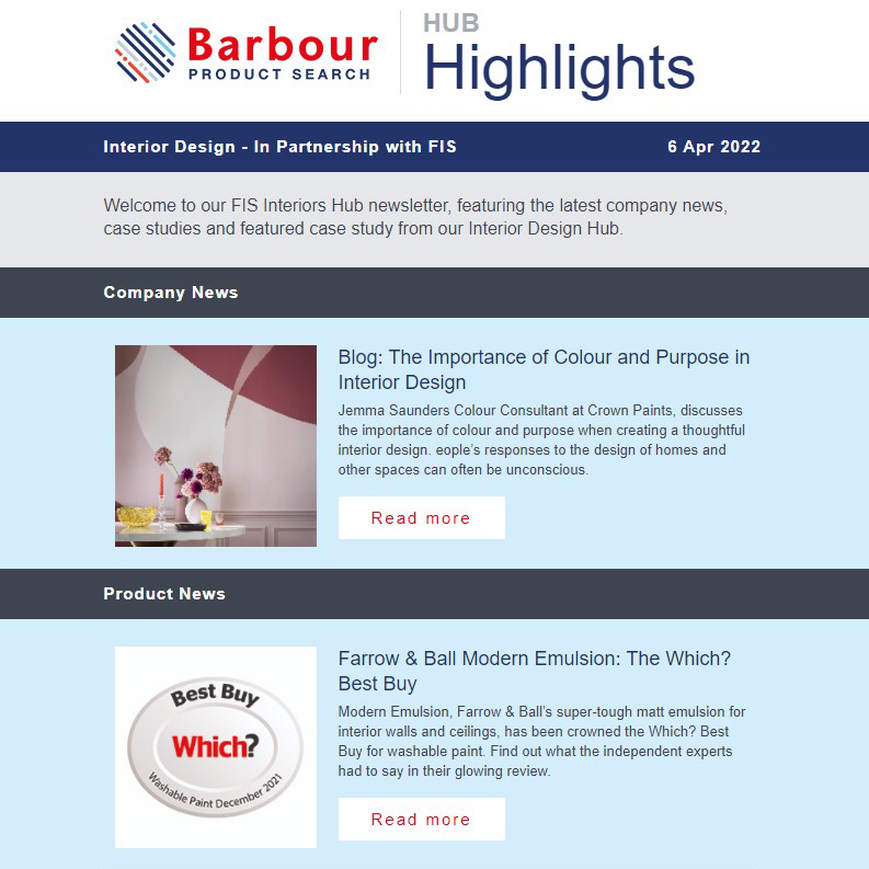 Interior Design - In Partnership with FIS | Latest news, case studies and more