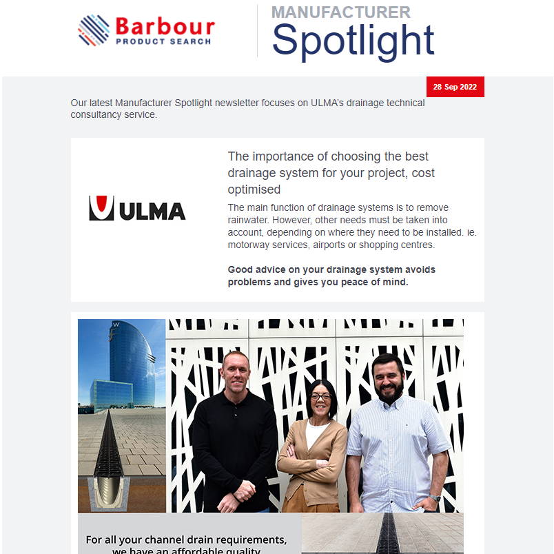 Manufacturer Spotlight |ULMA Sept 28