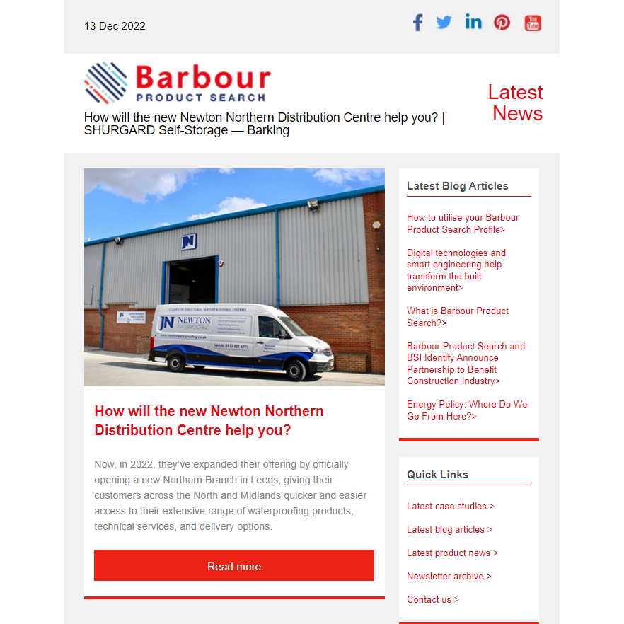 How will the new Newton Northern Distribution Centre help you? |  SHURGARD Self-Storage — Barking