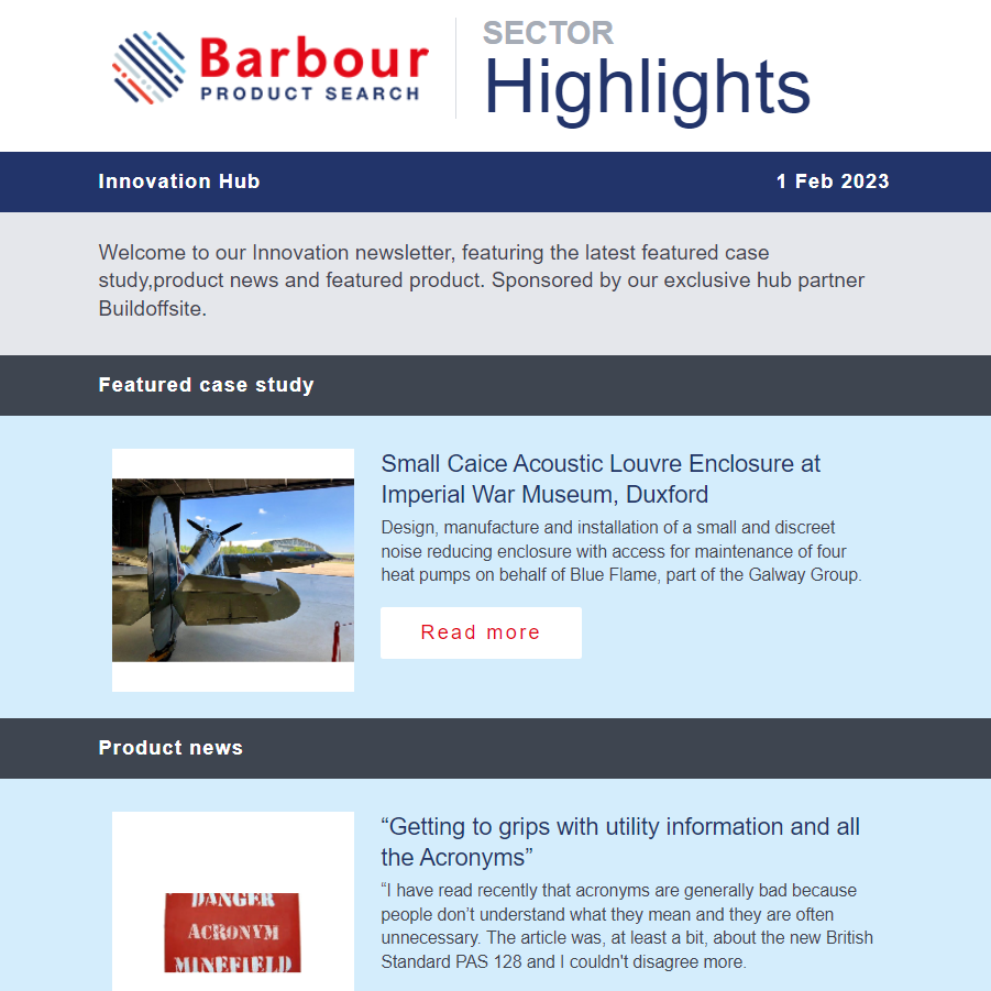 Innovation Hub Highlights| Featuring The Latest Case Studies, Product News and Featured Product