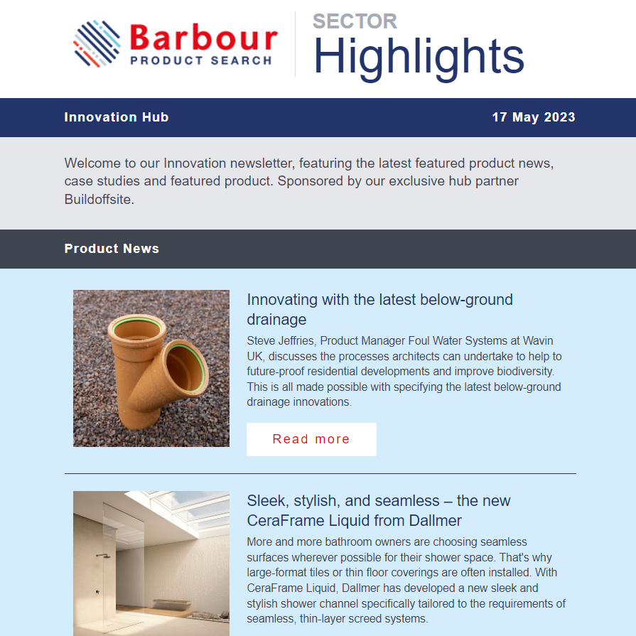 Innovation Hub Highlights| Featuring The Latest Product News, Case Studies and Featured Product