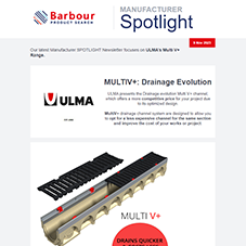 Manufacturer Spotlight | ULMA: MULTI V+ DRAIN CHANNEL: Drains Faster and Costs Less