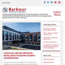 CUPACLAD® BRINGS AESTHETIC EXCELLENCE TO EXETER STUDENT ACCOMODATION |  Eurocell one of the first to supply triple-glazing windows to Taylor Wimpey