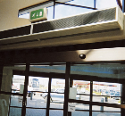 Dimplex air curtains