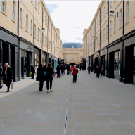 Paving at Southgate in Bath