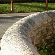 External boundary and garden walling