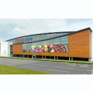 Silva Timber supply cladding for Tesco Widnes Superstore