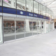 Telescopic doors provide open access to magnificent King’s Cross concourse