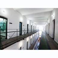 Stainless steel floor-standing cupboards for Gibraltar prison