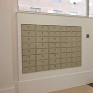 Panel mounted door entry and Mailbox System
