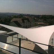 Four Post Malvern Hypar Tensile Fabric Canopy