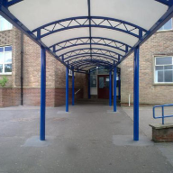 McAuley Catholic High School - Covered Walkway