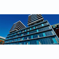 Aluminium doors used at Lanyon Place, Belfast