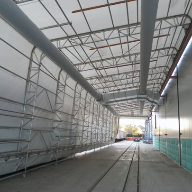 UBIX® Temporary Roofing System used at Henningsdorf Depot
