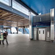 Stannah passenger and goods lifts at Reading Station