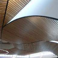 CPD highlights the beauty and benefits of Hunter Douglas wood ceilings