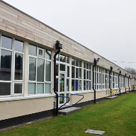 PPC Aluminium window sills for Sandon Primary School