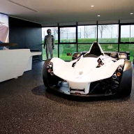 Glistening black floor from Flowcrete for BAC's Liverpool showroom