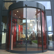 Contemporary curved entrance for University of Nottingham