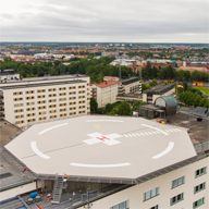 Flowcrete provides coating for hospital helipad