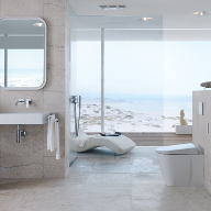 Geberit AquaClean Sela shower toilet now floorstanding