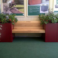 EverEdge Bench Planter for the RHS Chelsea Flower Show 2014