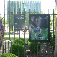 Poster cases for Holburne Museum, Bath