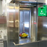 Microlift 50kg combination dumbwaiter supporting Irish Navy