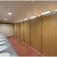 Amwell Splash Cubicles at Aberystwyth University