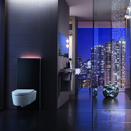 Let there be light whatever the hour, with Geberit Monolith Plus