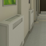 Contour DeepClean LST Radiators for hospital BIM project