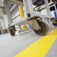 Flowcrete MF polyurethane resin floor finish for Street Crane