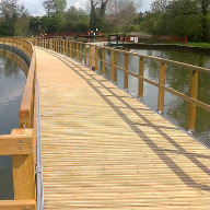 JB CitiDeck® improves historical lake access at Wicksteed Park