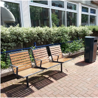 Erlau Topsit Benches & Cambio Litter Bins for Gosport Borough Council