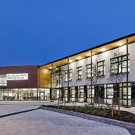 Alu-Timber EFT Curtain Walling for Wells School