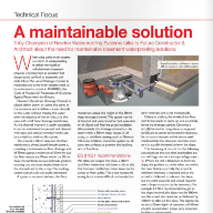 Newton Waterproofing feature in FC&A magazine