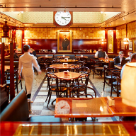 Flamboyant Flooring for Grand Café in Marylebone
