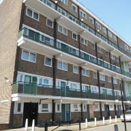 Four stages of concrete repair at St Saviours’ Estate