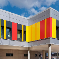 Proteus rainscreen panels for University Hospital