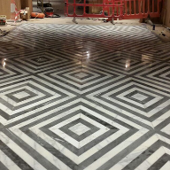 Terrazzo flooring for Percy & Founders restaurant