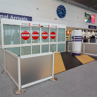 KONE sliding doors & enclosure pod at Newcastle Airport