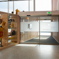 Geze automatic doors for Bannockburn Visitor Centre