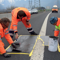 Westwood Wecryl rolled surfacing for A2 motorway