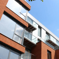 Sapphire balconies complement character of London redevelopment