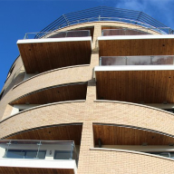 Sapphire Balcony balustrades showcase riverside views at The Wharf