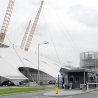 Glasdon Building Guards the O2