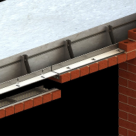 Azure brick soffit range perfect for residential & commercial buildings